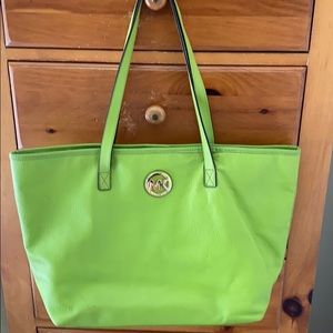 Michael Kors Lime Green Purse
